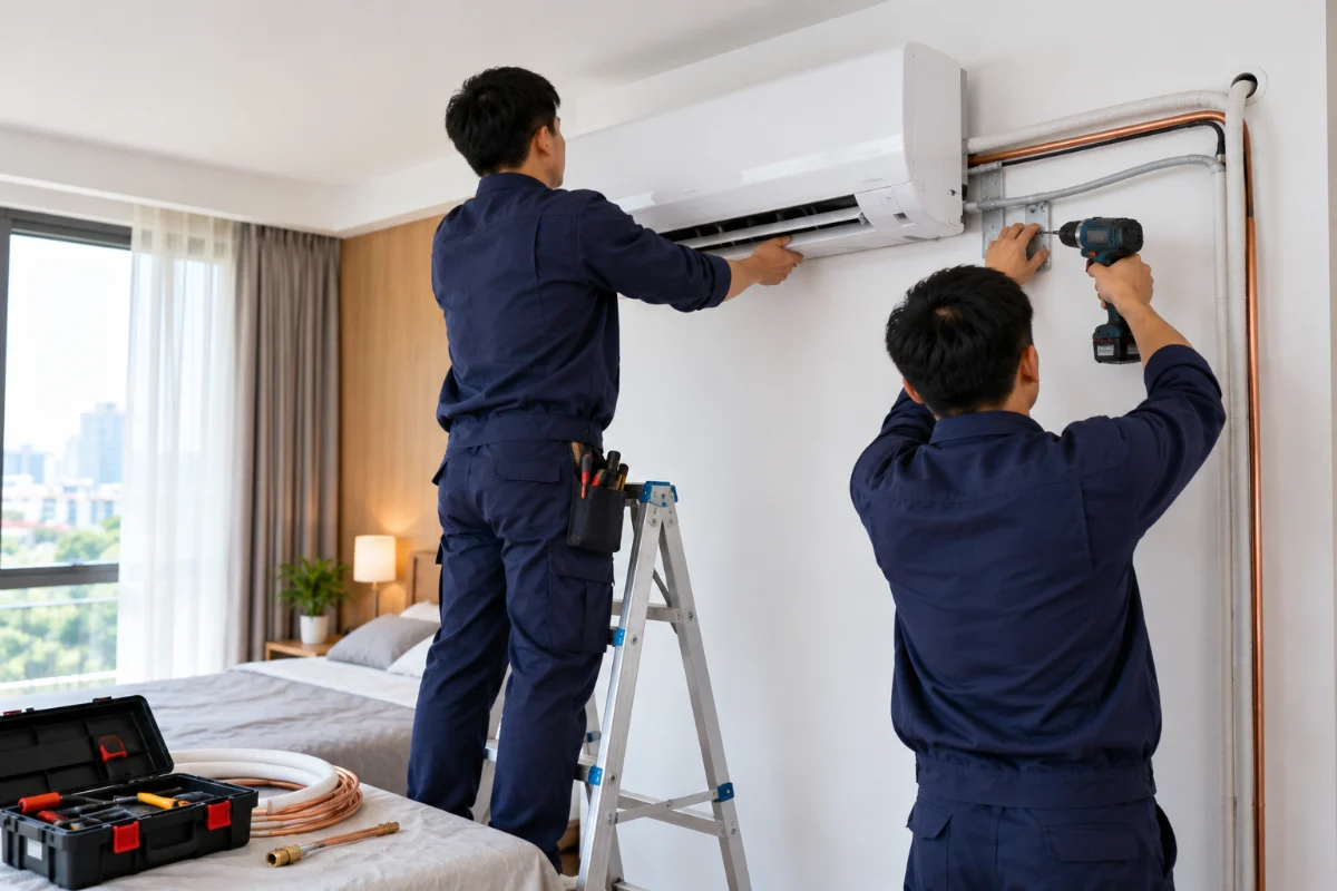 Lắp đặt điều hoà trọn gói – Bác Sĩ Điện Lạnh