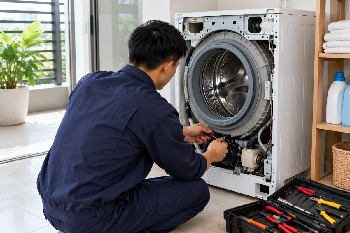 Sửa máy giặt tại nhà – Bác Sĩ Điện Lạnh