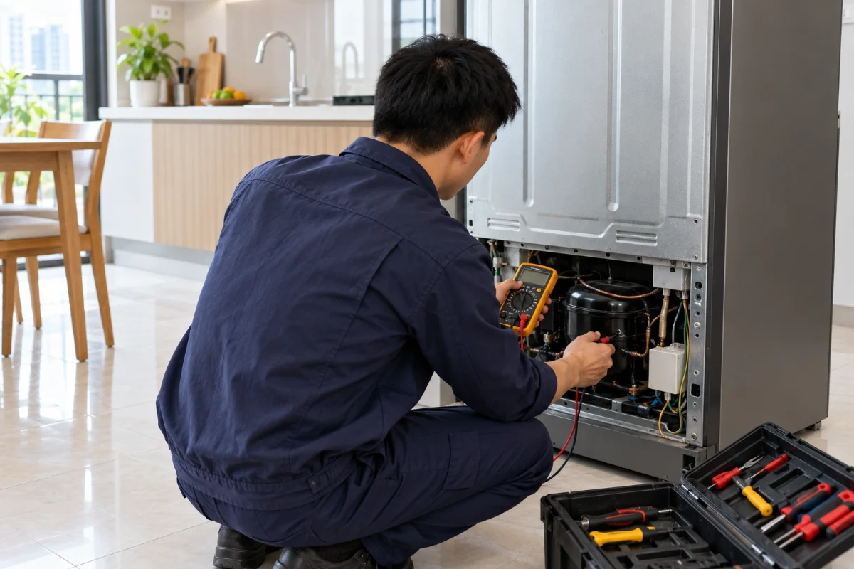 Sửa tủ lạnh tại nhà – Bác Sĩ Điện Lạnh