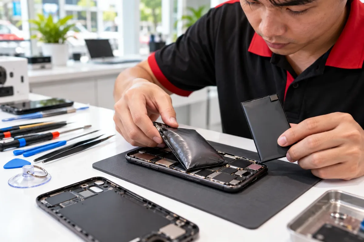 Thay pin – Bác Sĩ Điện Thoại